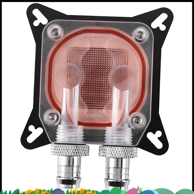 Super Gpu Water Block Cooling Double Channel ของคอลัมน์ทองแดงการ์ดภาพวิดีโอ Water Cooler หม้อน้ํา 0.