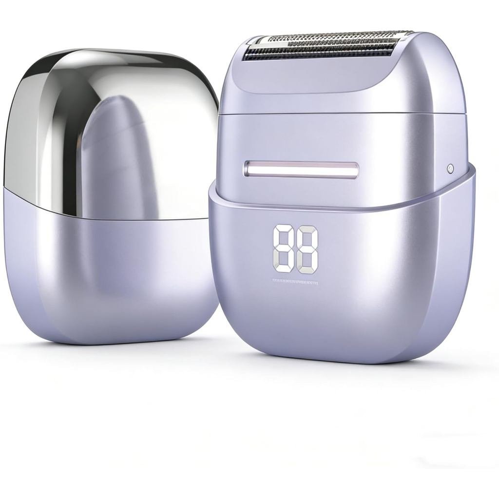 COSYBEE Electric Razors for Women, Bikini Trimmer for Women，Purple