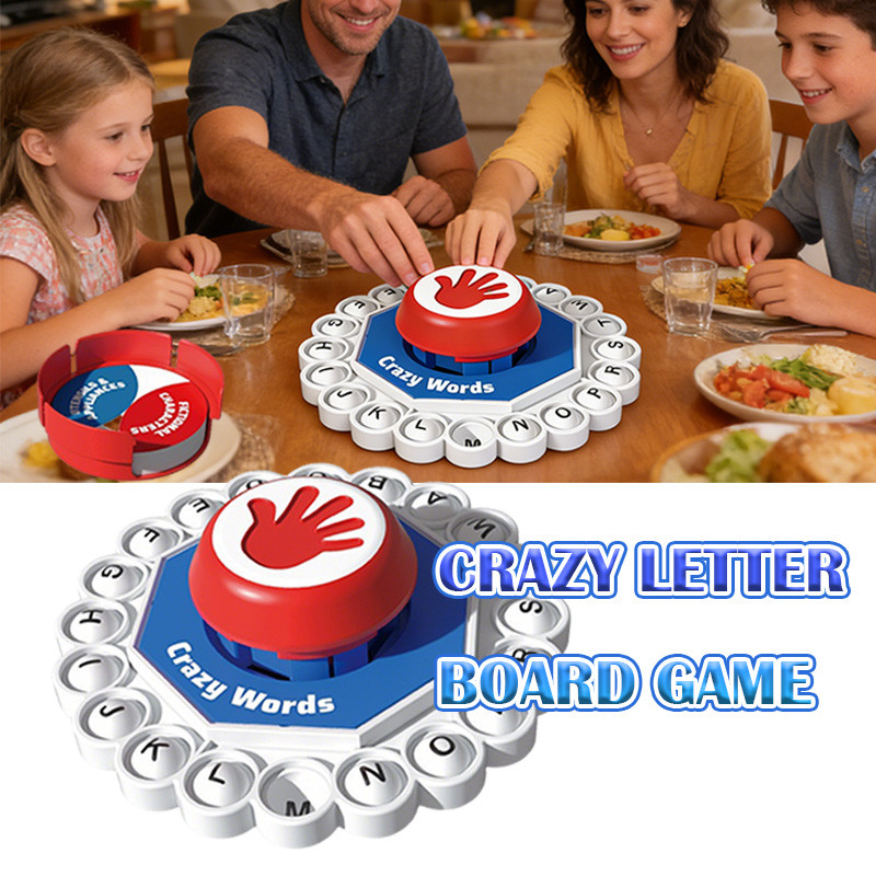 Boardgame เกมคําศัพท์ เกมฝึกสมอง การศึกษาภาษาอังกฤษ เสริมพัฒนาการเด็ก ง่ายต่อการพกพา ของเล่นเด็กเล็ก