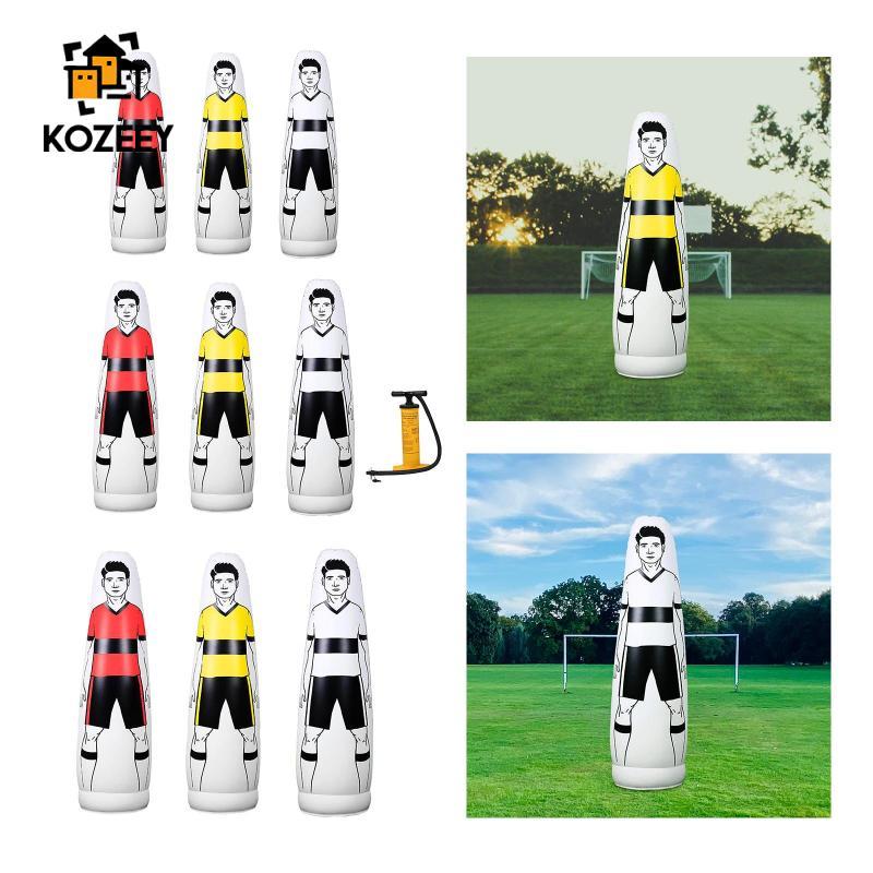 [KOZEEY] Inflatable Soccer Training Dummy Punch Bag Punch Bag อุปกรณ์เตะฟรี