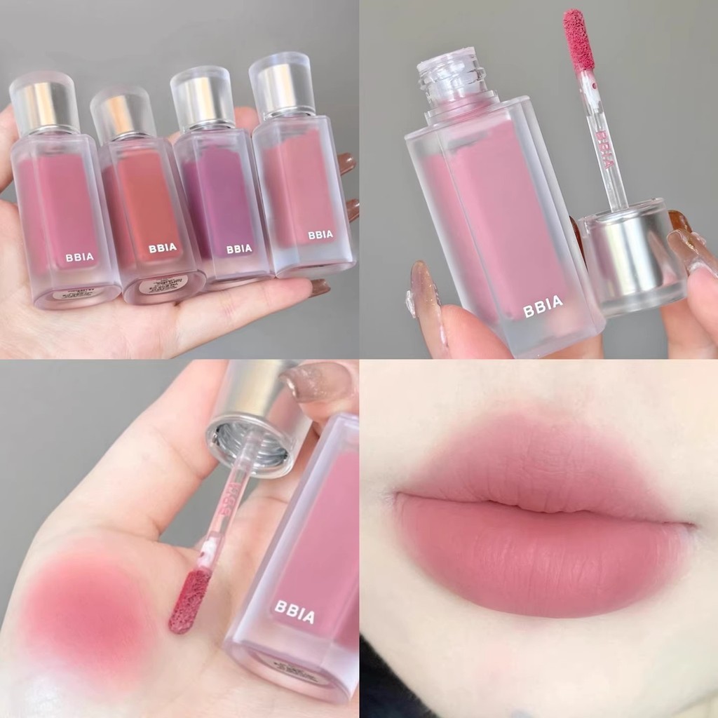 ลิปกลอส BBIA Matte Velvet เนื้อแมตต์เวลเวต MLBB ติดทนบางเบา เกาหลีของแท้