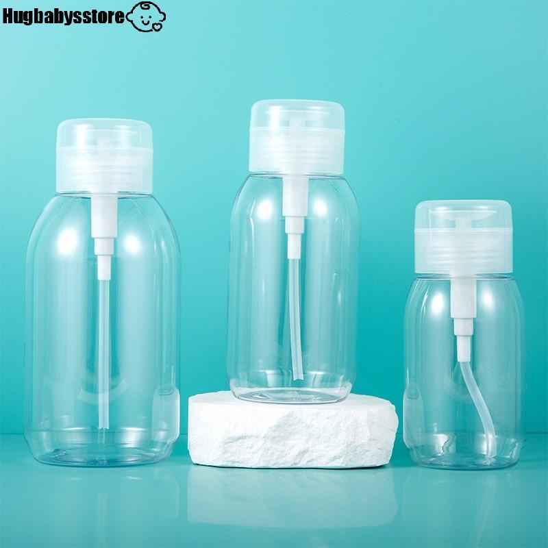 [Hugbabys-t] ขวดรีฟิล 200/300/500ML ขวดแบบกดบรรจุขวด Push Down ขวดจ่ายปั๊มเปล่าสําหรับยาทาเล็บแต่งหน้า Remover ขวด ราคา ถูกที่สุด ดีลบีเคเค แกลเลอรีภาพที่ 2