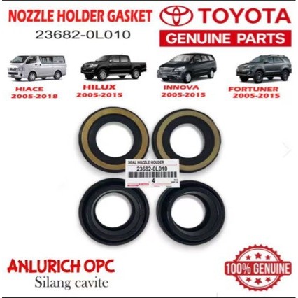 ชุดซีลหัวฉีด 23682-0L010 23681-0L010 สำหรับ Toyota Hilux Vigo Revo Fortuner Innova Hiace เครื่อง 1KD