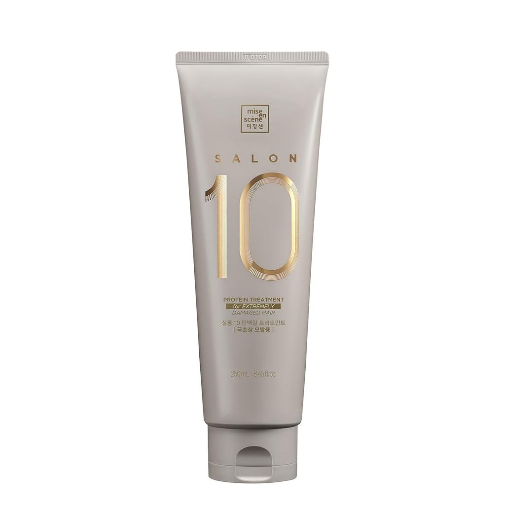 Mise En Scene Salon 10 Protein Treatment for Severaged Hair Care Low Porosity Hair Care, Deep condit