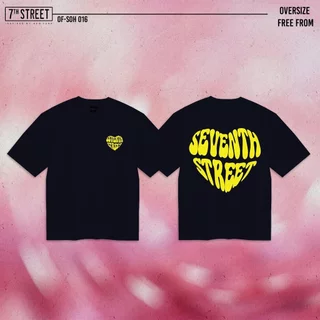 เสื้อโอเวอร์ไซส์ 7th Street ผ้า Cotton เบอร์ 20 เส้นใยcotton100% ระบายความร้อนดีมาก ผ้าหนาอยู่ทรง แพทเทิร์นสไตล์ยุค90...