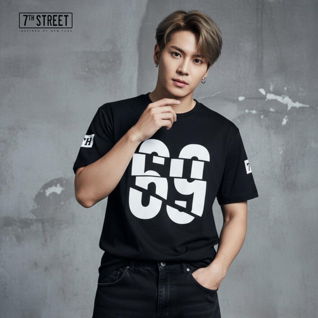 เสื้อยืด 7ᵗʰ Street รุ่น STN ผ้า Cotton100% นุ่มสบาย ระบายอากาศได้ดี ไซส์ M-3XL Clothing Man ผู้ชาย