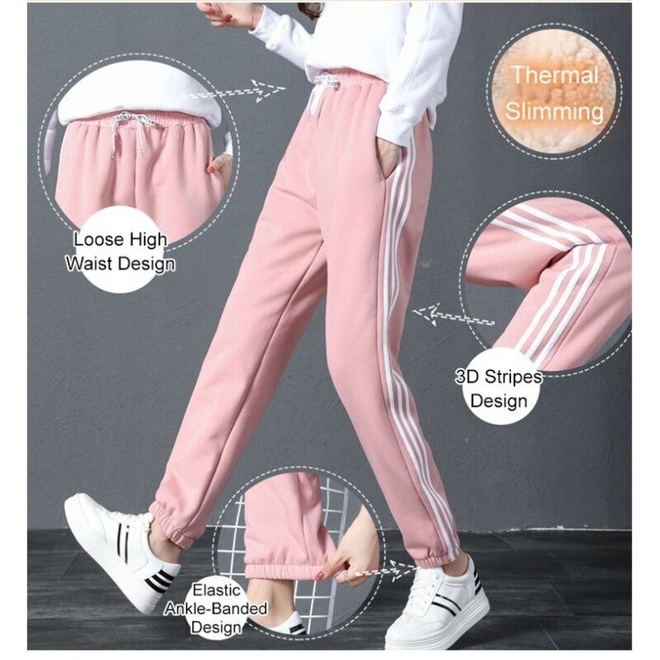 热销✨✨ความอบอุ่นนุ่มพิเศษ/ออลเดย์โคซี่✨ Lamb Fleece SweatpantsThermal Winter-Ready ComfortStay Warm Wi