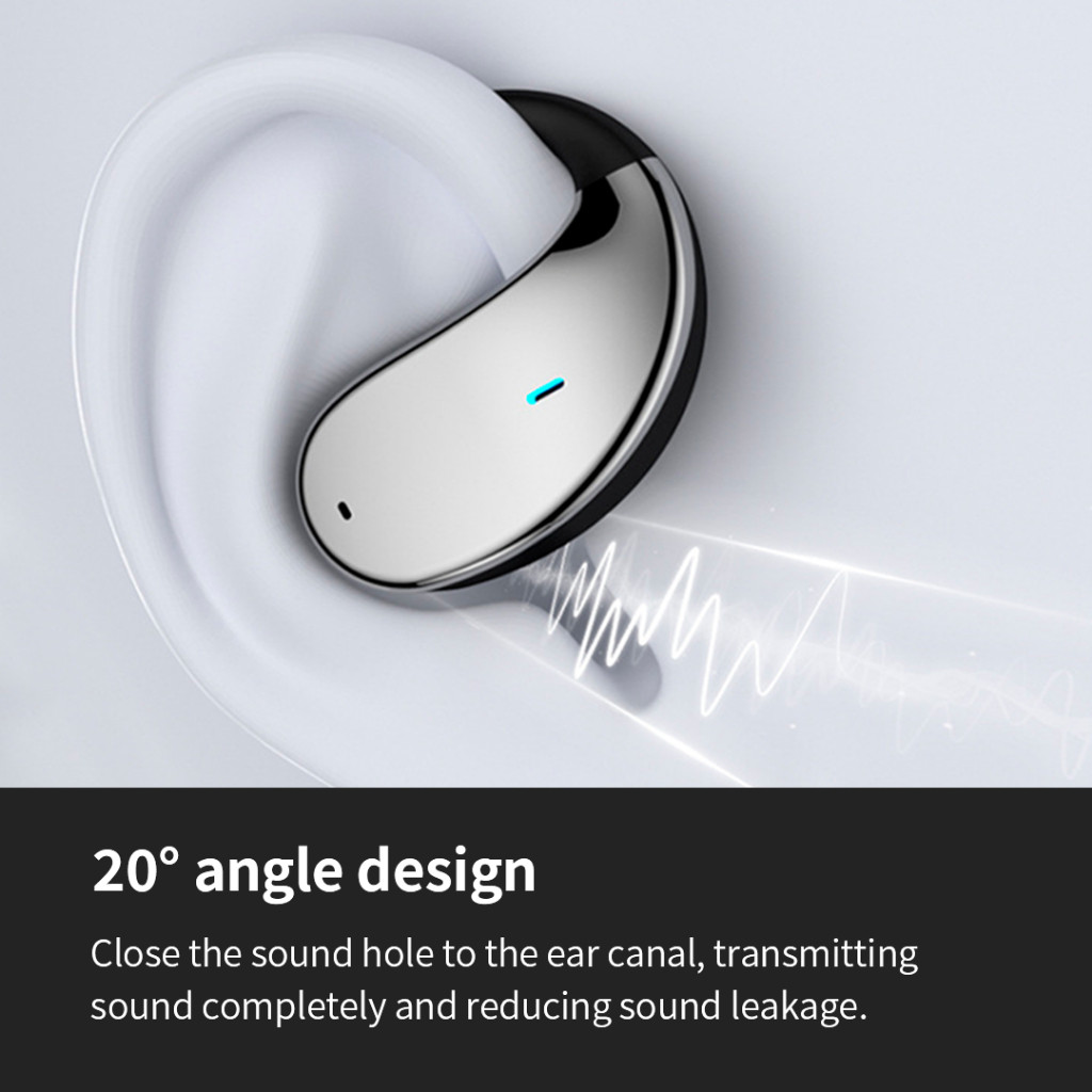 [ ขายตรงจากโรงงาน]AI Translator Earbuds T1140 ภาษา Real-Time 60Hrs Playback Open-Ear Design Sports/C