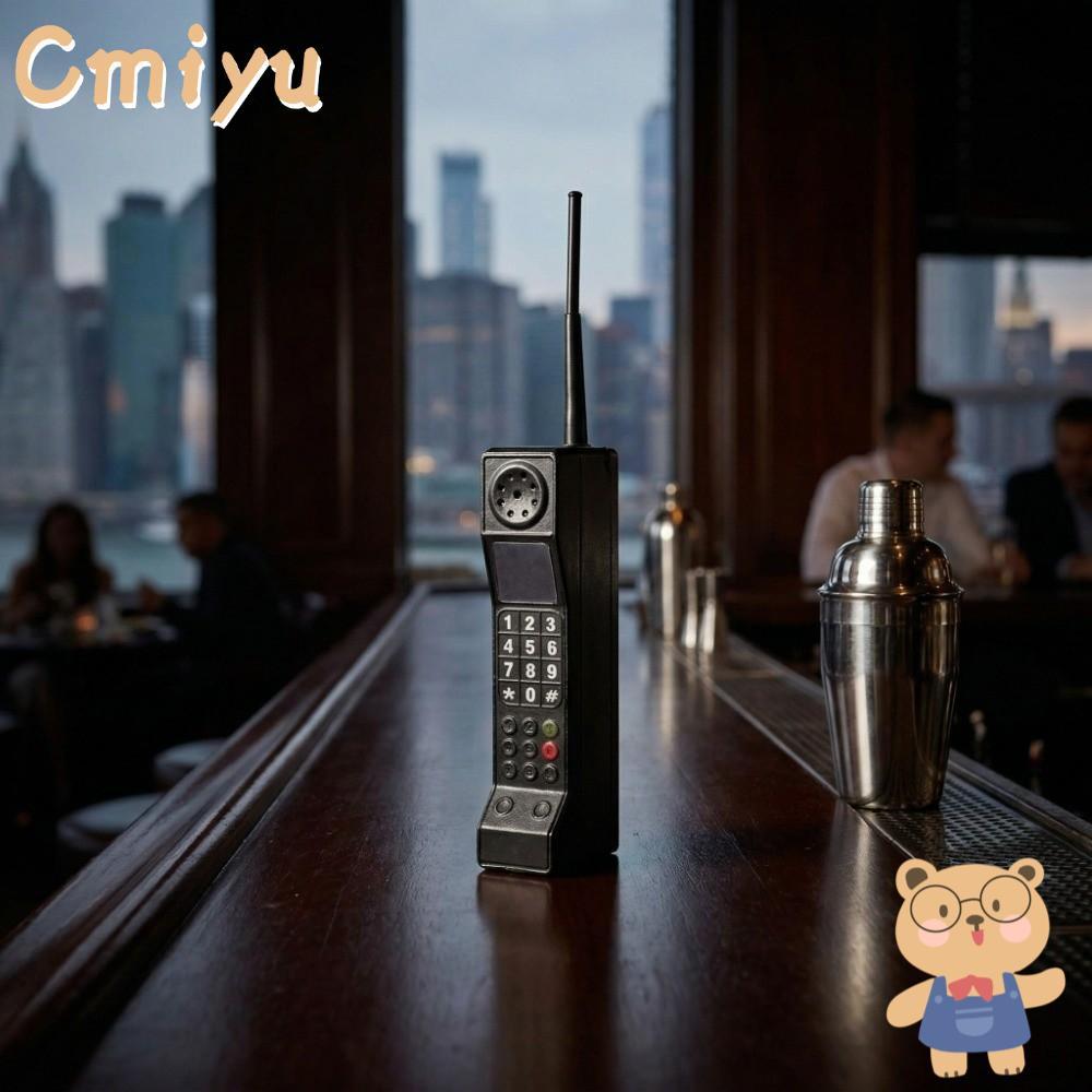 CMIYUTH อุปกรณ์ประกอบฉากโทรศัพท์, ย้อนยุค 80s 90s อิฐโทรศัพท์เครื่องประดับเซลล์, เหล็กจําลองโทรศัพท์