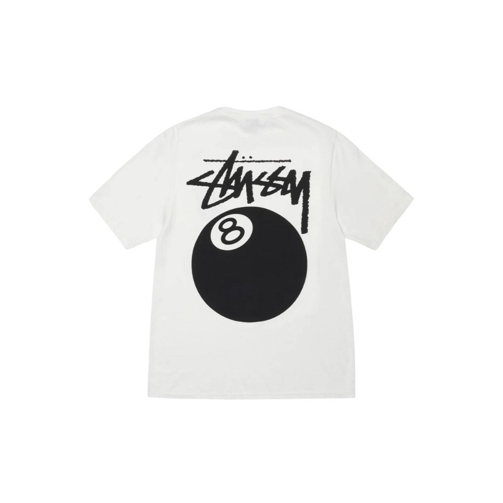 Stussy 8 Ball Tee Pigment Dyed (BLACK / NATURAL / ORANGE / GUAVA)