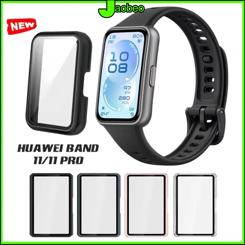 กรณีพีซีแก้วนิรภัย / กรณี TPU for Smartwatch Huawei Band 11 11 Pro แข็ง อุปกรณ์เสริมกรอบ / อุปกรณ์ป้องกันหน้าจออ่อน