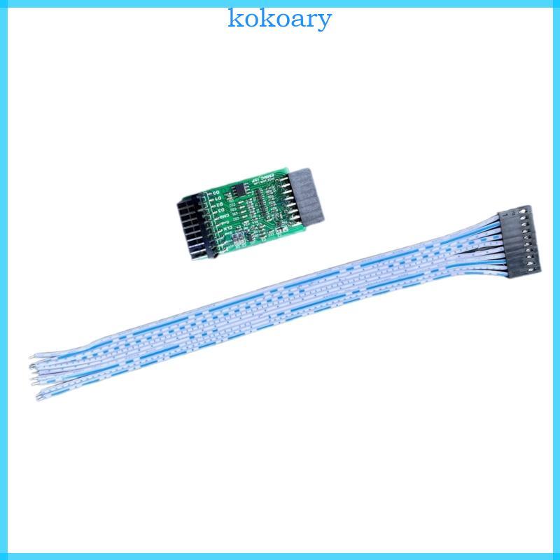 KOK Essential XGecu EMMC-ISP VER1 00 อะแดปเตอร์สําหรับ T48 โปรแกรมเมอร์เพิ่มบน Simplify การเขียนโปรแ