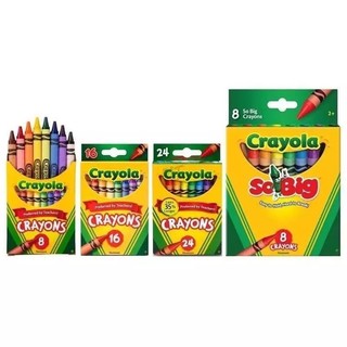New Crayola Crayons Set 8 16 24 Colors Non Toxic Wax Crayons For Kids Drawing School Art Supplie