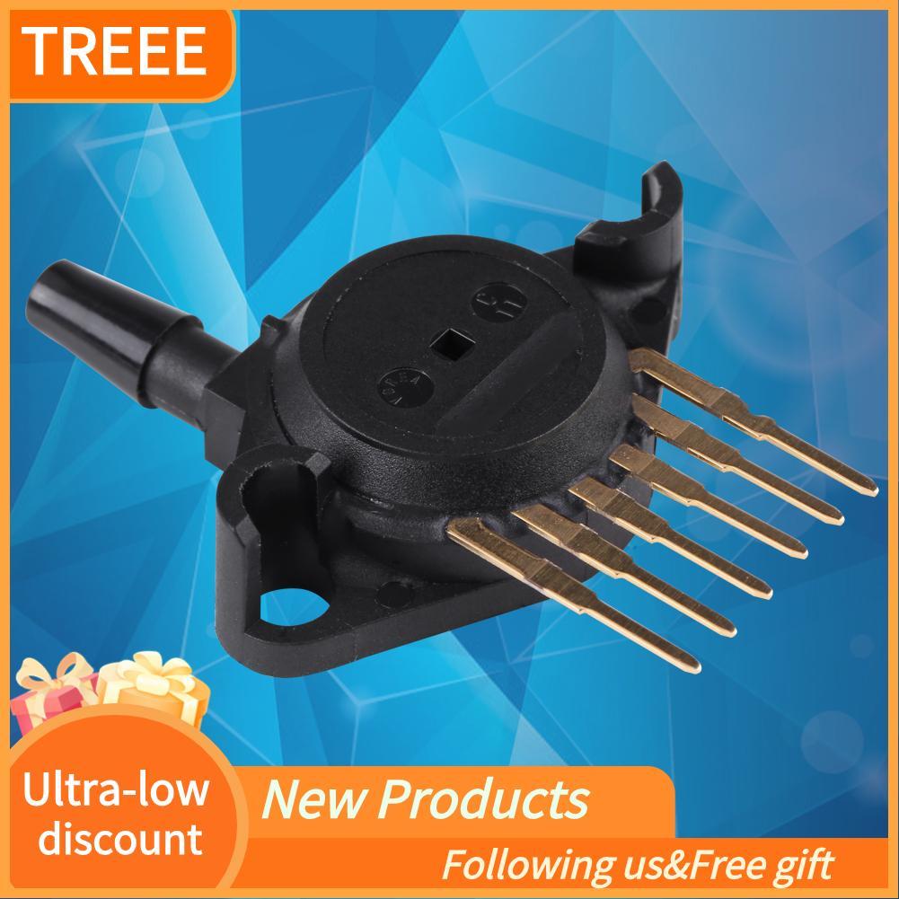 treee เพรสเชอร์เซนเซอร์ 1PC Absolute Intergrated 15 ถึง 700KPA (2.18-101.5 PSI) MPX5700AP สีดำ