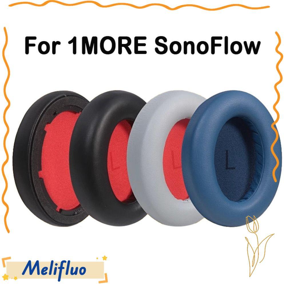 MELIFLUO 1 คู่แผ่นรองหูฟัง,โปรตีนหนังเปลี่ยนแผ่นรองหูฟัง,อะไหล่ซ่อมฟองน้ําโฟมชุดหูฟังนุ่ม Earmuff สํ