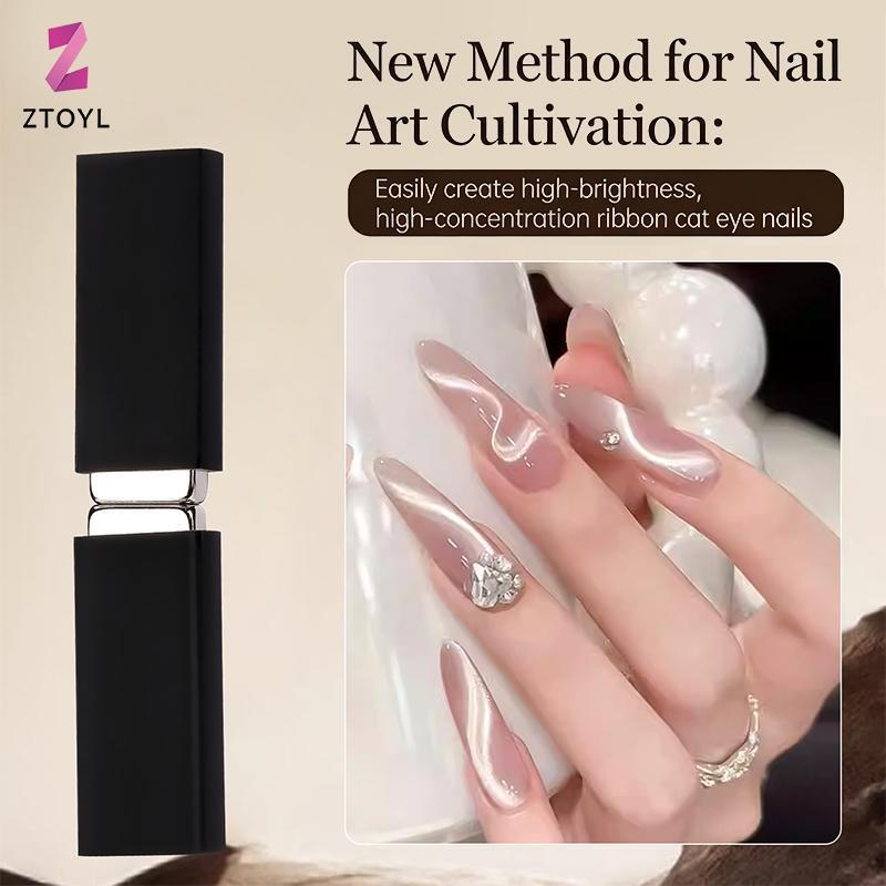 [ZTO-t] Magnetic Sti for Cat Eye Nails เครื่องมือแม่เหล็กเล็บสองด้านข้อเสนอ Enhanced Magnetism สําหรับร้านเสริมสวยคุณภาพเล็บ null