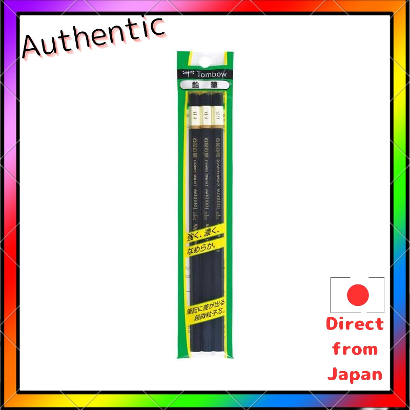 Tombow Pencil Pencil Mono 6B Hexagonal Shaft 3 Pieces ASA-399