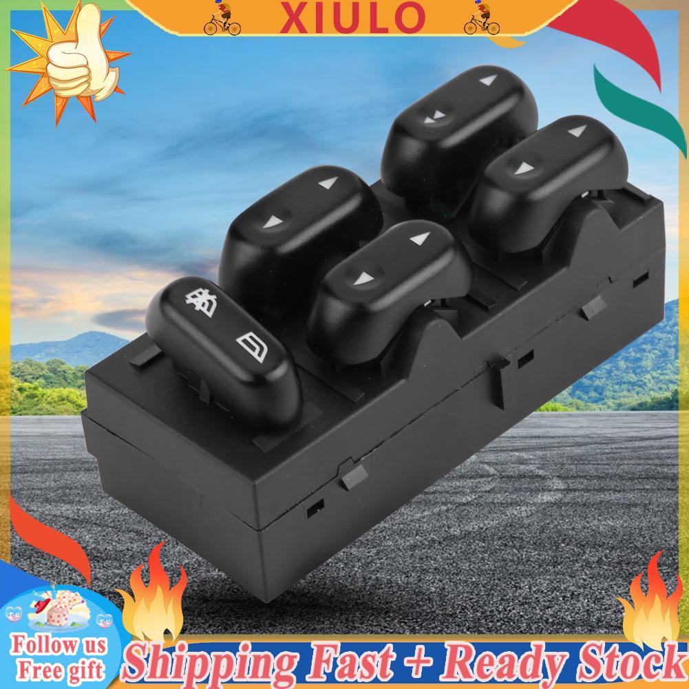 Xiulo Xiulo KIMISS สวิตช์กระจกไฟฟ้ารถยนต์พลาสติก ABS สีดำไฟฟ้าชุดควบคุมสำหรับ F150 2002-2008 Crown V