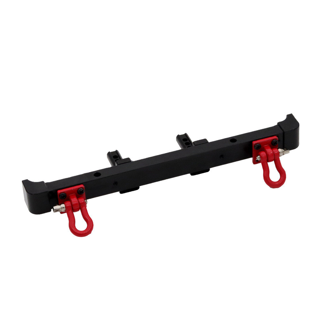 141MM โลหะอัพเกรดกันชนด้านหลังสําหรับ MN 1/12 MN128 Wrangler RC รถ