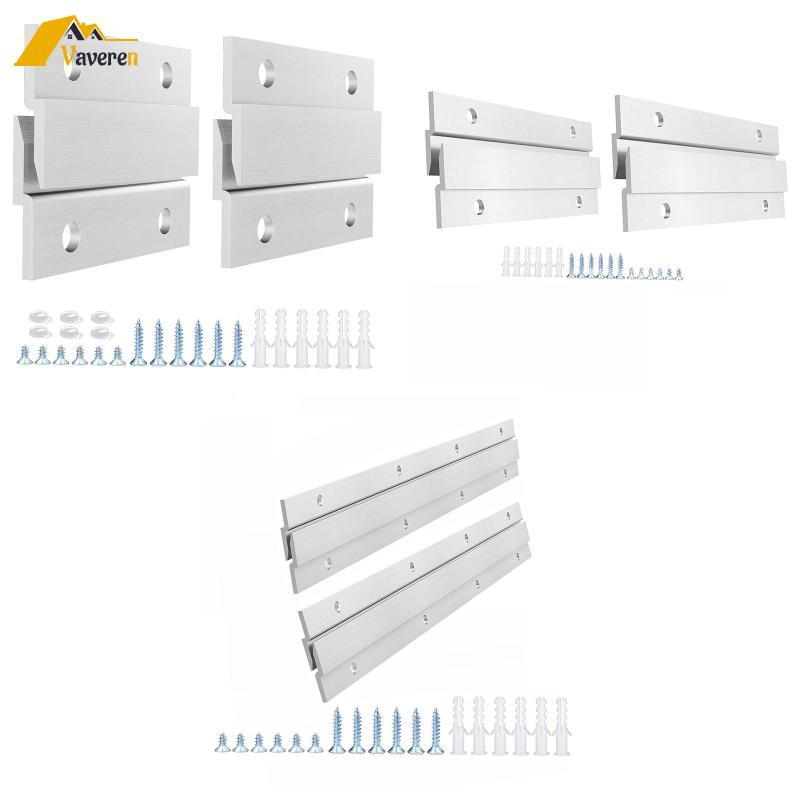 [Vaveren] 4x French Design Cleat Picture Hanger ฮาร์ดแวร์ที่ใช้งานได้จริง Interlocking Z Hanger สําห