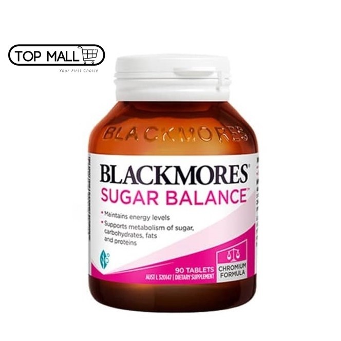 Blackmores Sugar Balance 90cap แบล็คมอร์ส อาหารเสริมควบคุมระดับน