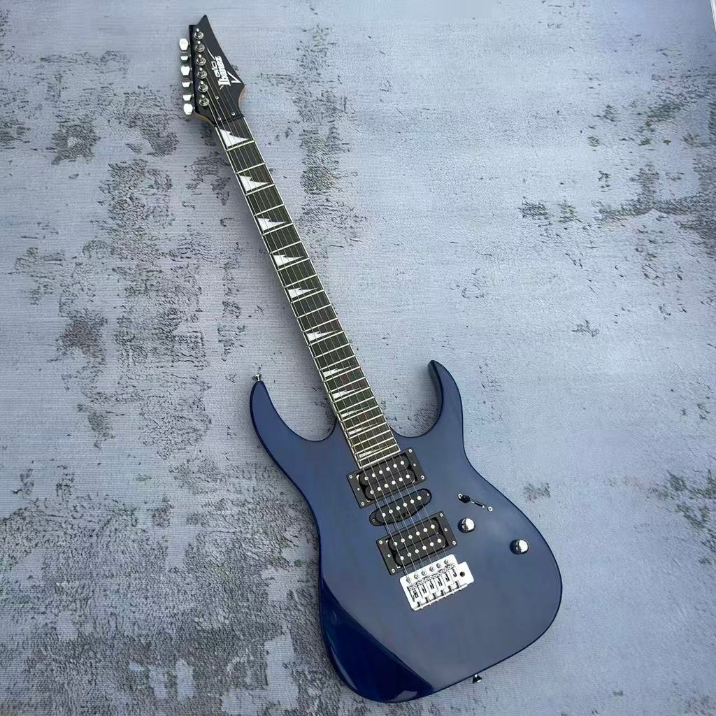 Ibanez RG Gio Series GRG170DX กีตาร์ไฟฟ้าสีฟ้ากีตาร์มืออาชีพ