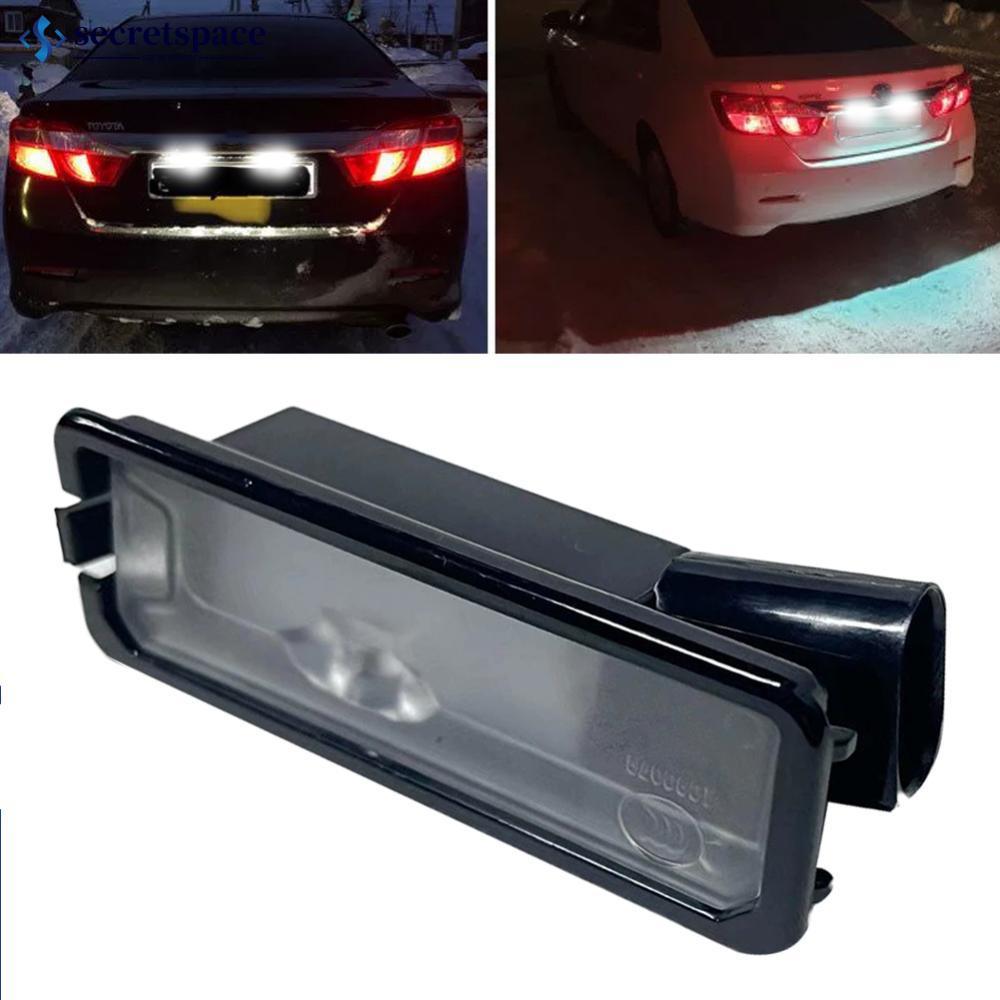 SECRETSPACE 1/2 ชิ้นรถ LED ป้ายทะเบียนสําหรับ Beetle สําหรับ Passat B7 Eos CC Scirocco 35D 943 021 3