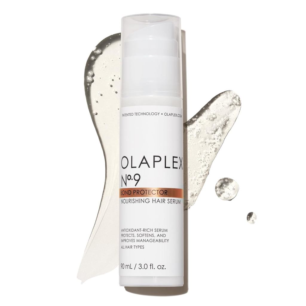 Olaplex No. ตัวแทนป้องกัน 9 ข้อต่อ: ให้ผมด้วยโภชนาการและป้องกันความร้อน | ซอฟเท็นนิ่ง บํารุง ลดรอยแด