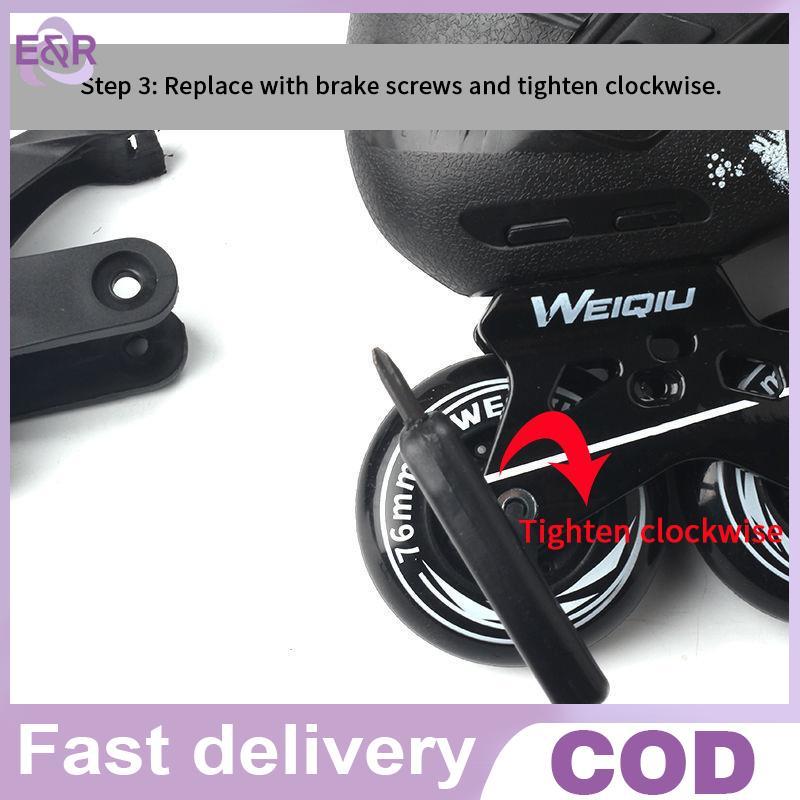 E&R Universal Roller Skate Brakes Stopper Replacement Kids Inline Skate Brake Roller Skate Blo Pads 