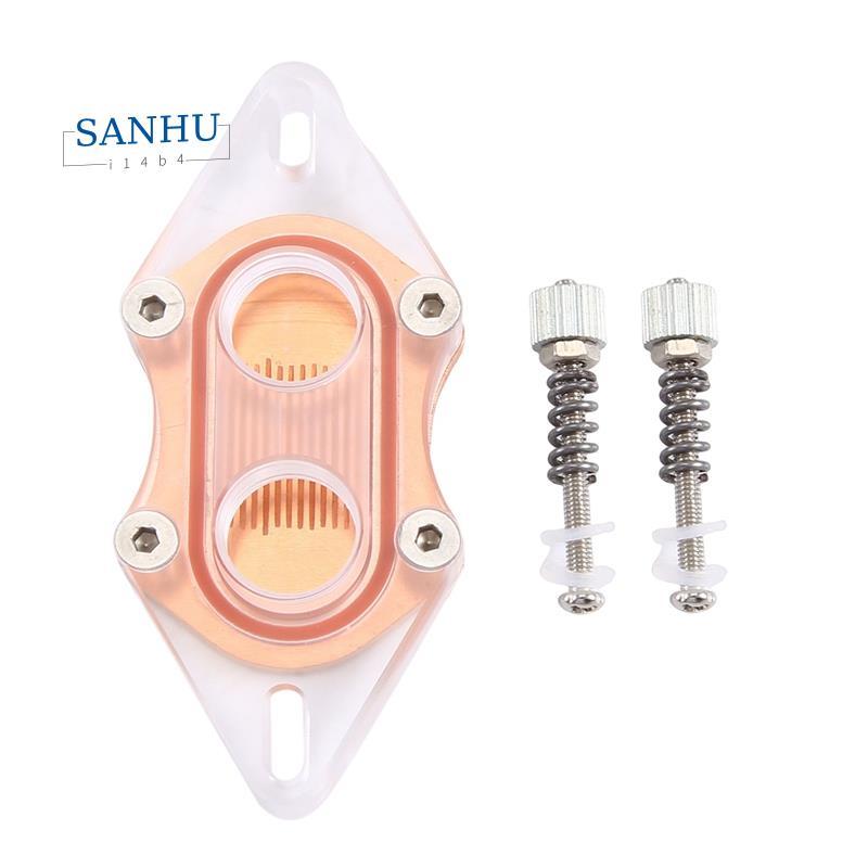 CPU Water Cooling Block Cooler อะคริลิคโปร่งใส South Bridge Northbridge Block สําหรับคอมพิวเตอร์ CPU
