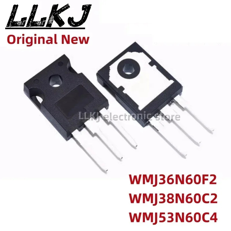 5 ชิ้น WMJ36N60F2 WMJ38N60C2 WMJ53N60C4 TO247 Field Effect ทรานซิสเตอร์