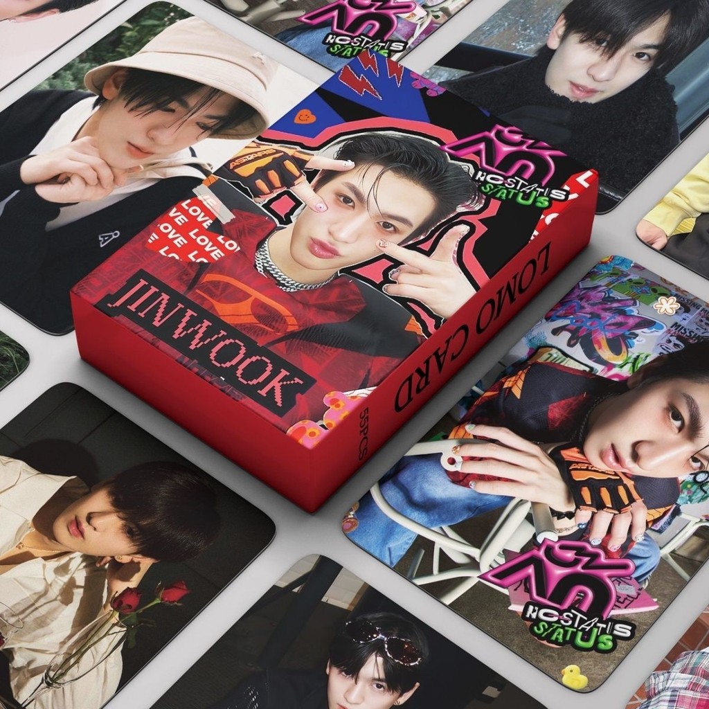 BUS Thai Men Group Jinwook Single Photocard Rice Self-Printing No-sta