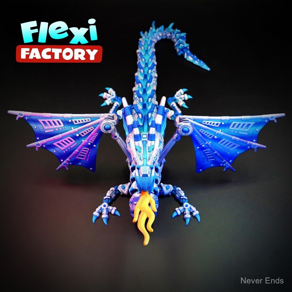 ของเล่น Cuero Mech Dragon Cyber Articulation