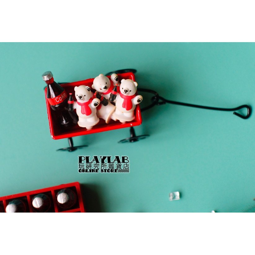 Cola Polar Bear Cola Bottle Cola Box รถพ่วงขนาดเล็ก Candy ของเล่นเครื่องประดับขนาดเล็ก