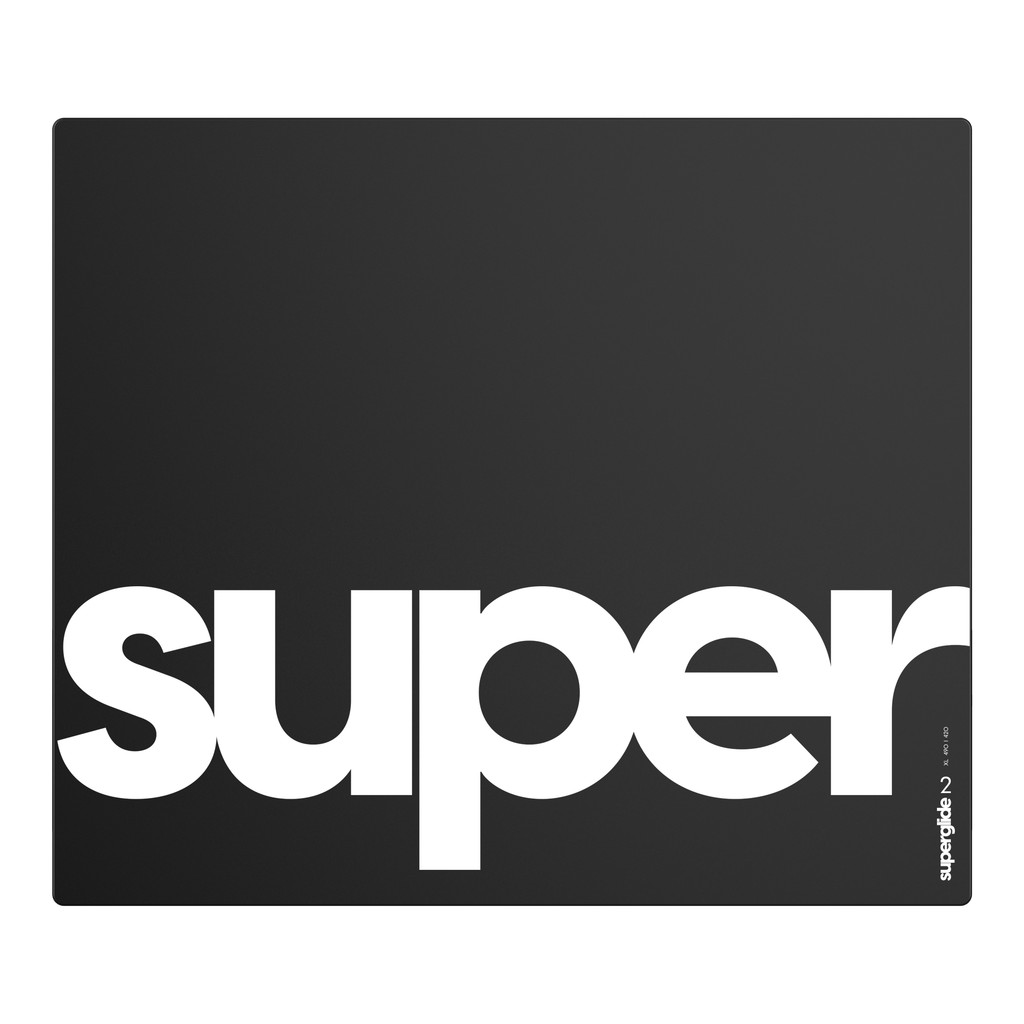 แผ่นรองเมาส์ Pulsar Superglide แผ่นรองเมาส์กระจกนิรภัยแผ่นรองโต๊ะขนาดใหญ่เกมสํานักงาน FPS เฉพาะ
