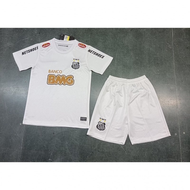 2012-2013 ชุดเด็ก Jersey Santos Home Away เสื้อ Retro Santos Retro Neymar JR เด็กเสื้อฟุตบอลชุด