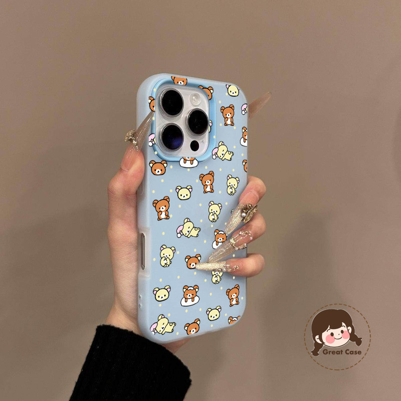 น่ารัก Rilakkuma Candy สีสําหรับ Realme C85 Pro C83 C75 C75X C73 C71 C67 C65 C65S C63 C61 india 4G 5