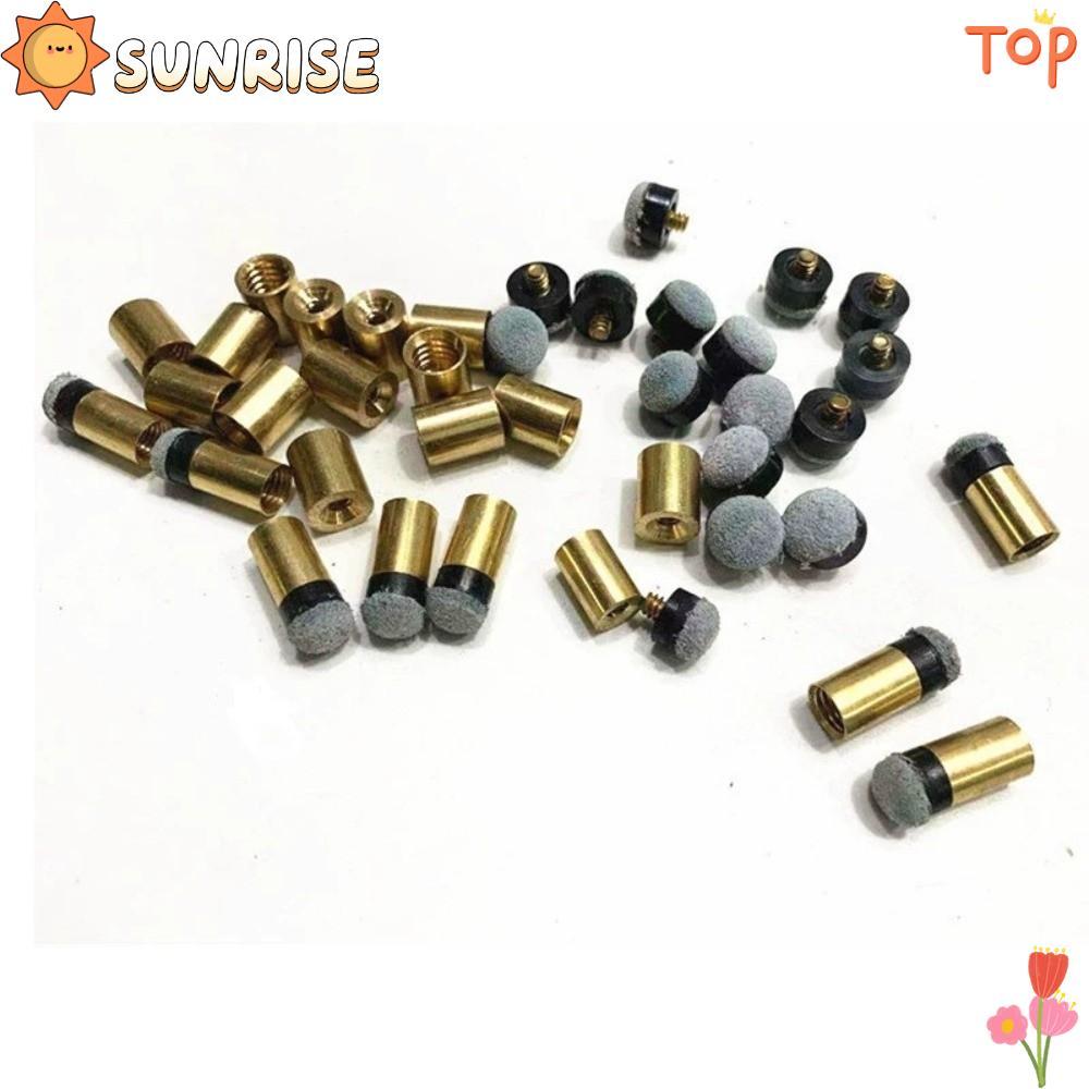 ปลอกปลายคิวยางสระเก็บเสียง พร้อมพินท้ายสำหรับบิลเลียด ขนาด 10 มม. เสริมความทนทานและประสิทธิภาพ