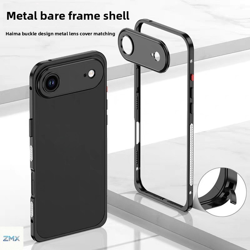 เคส ZMX สําหรับ iPhone Air Luxury Aluminium โลหะผสมกรอบโลหะกันกระแทกฝาครอบป้องกัน