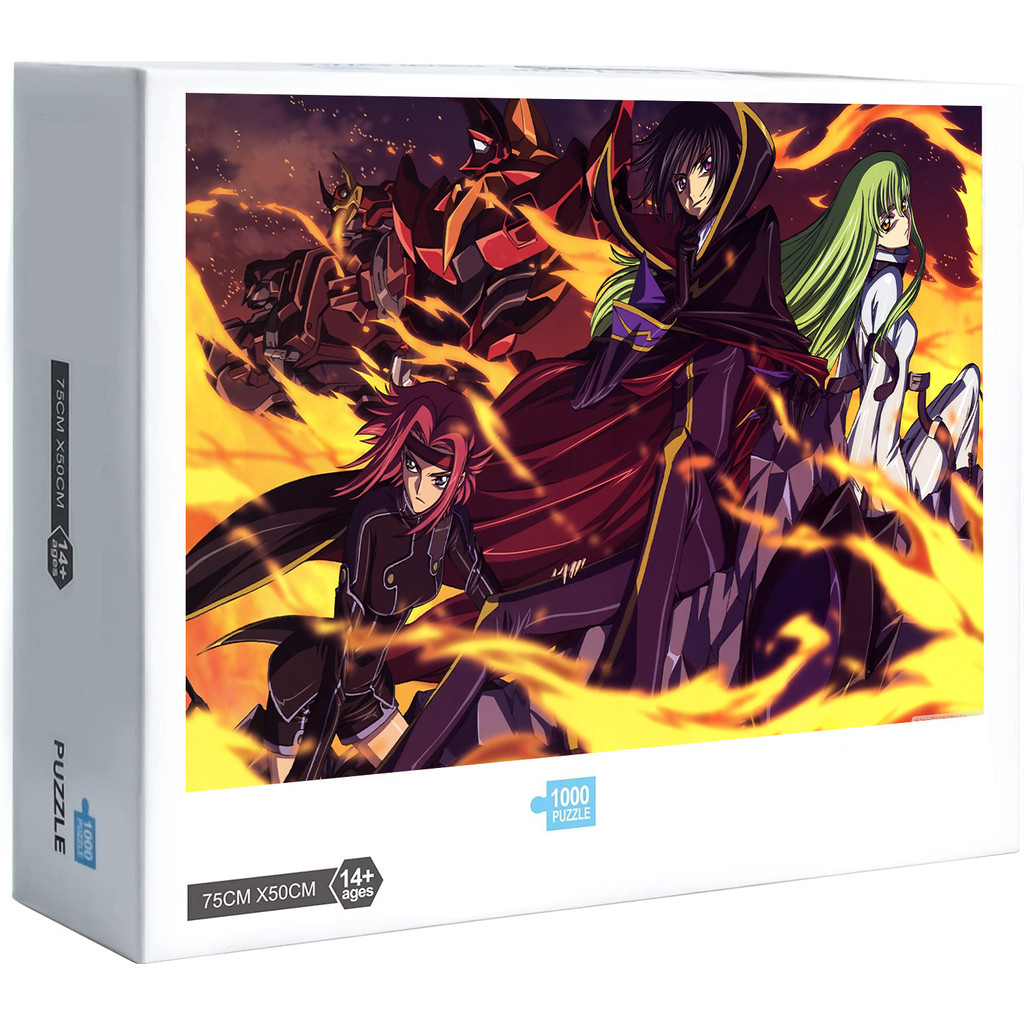 New Lelouch Vi Britania CC (รหัส Geass) Zero 300 500 1000 ชิ้นจิ๊กซอว์ปริศนาตกแต่งบ้านของขวัญเกม W