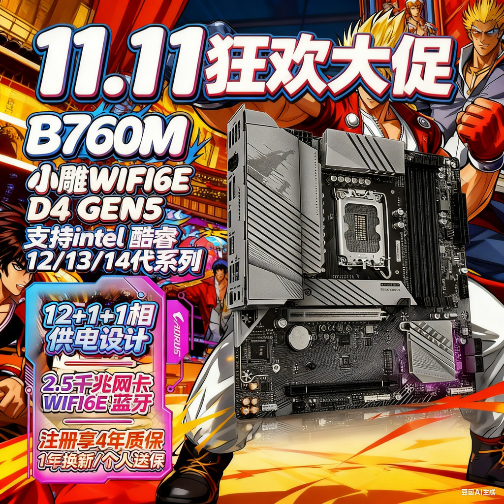 Gigabyte H610M/B760M/Z790M AORUS Small Eagle Gaming Eagle Magic Eagle X 13490F 14600KF