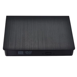 USB 3.0 Ultra Slim External DVD-RW Burner/CD/Rewrite/ออปติคัลไดรฟ์แบบพกพาสีดำและสีขาว