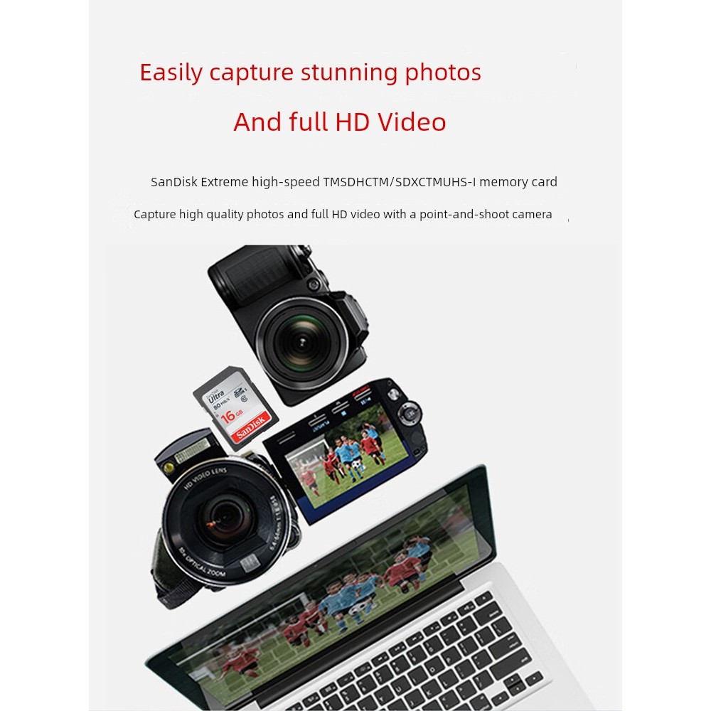 ssd 500gb ssd m.2 Sandi การ์ดหน่วยความจํา sd การ์ด 16g class10 การ์ด SD ความเร็วสูง SDHC การ์ดหน่วยค