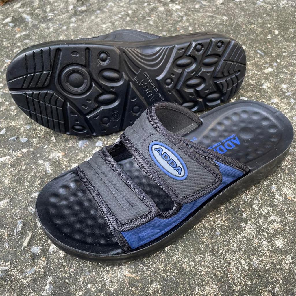 ADDA 7MA03 รองเท้าแตะแบบสวม สายคาด 2 สายแบบติดเทปกาวกำลังเป็นที่นิยม นุ่มสบาย น้ำหนักเบา Size:39-45 - รูปที่ 4