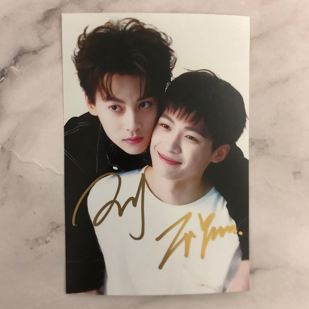 กับความรัก Tian Xu Ning Zu สินค้า Xu you Yu ลายเซ็นต์ Care Fidelity Photocard พัดลม Cheer ของขวัญวัน