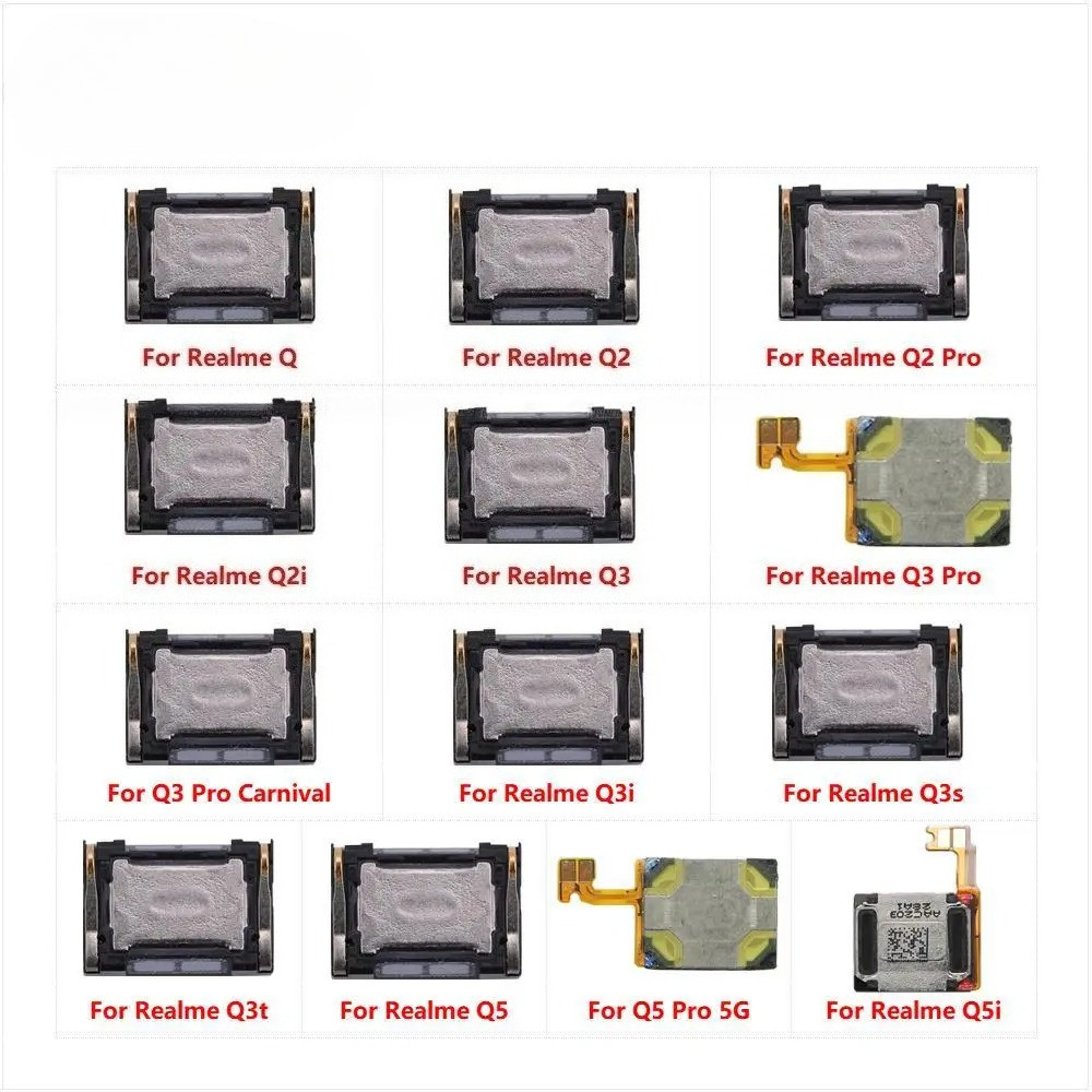 ด้านหน้า Earpiece หูลําโพงเสียง Flex สําหรับ OPPO Realme Q Q2 Q2i Q3 Carnival Q3i Q3s Q3t Q5i Q5 Pro