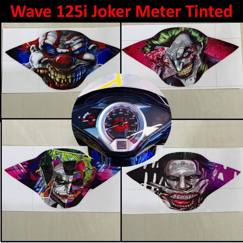 Honda Wave 125i W125i Joker Meter Tinted สติกเกอร์ Stiker ยานยนต์รถจักรยานยนต์
