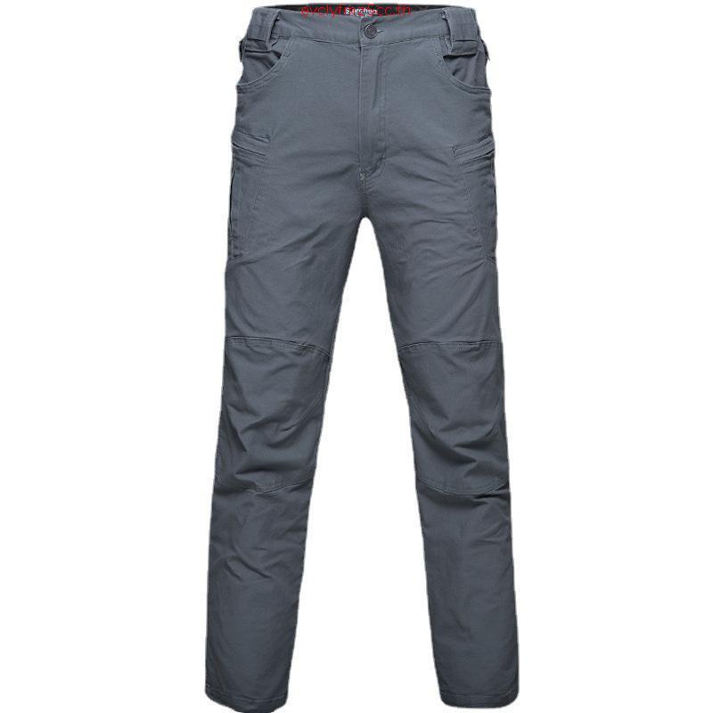 IX8 กางเกงคาร์โก้ ผ้ายืด cotton spandex หนา กางเกงยุทธวิธี มีช่องกระเป๋าหลายช่อง S-3XL