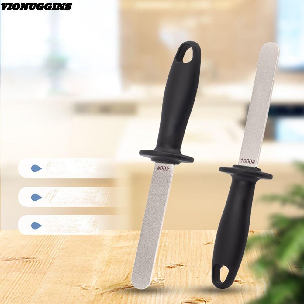 VIONUGGINS เครื่องลับคมสองด้านเพชร, เครื่องมือลับคมงานไม้และครัว, หินลับคม 150/320/400/1000
