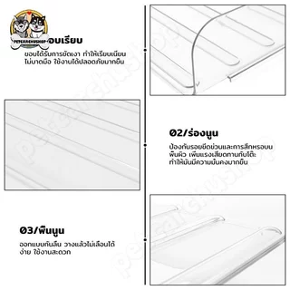 ถาดอะคริลิคใส กล่องเก็บเครื่องเขียน ชั้นวางเอกสาร ลิ้นชักใส่เอกสาร ถาดใส่เอกสาร ชั้นเก็บเอกสาร ถาดวางเอกสาร วางซ้อนได้